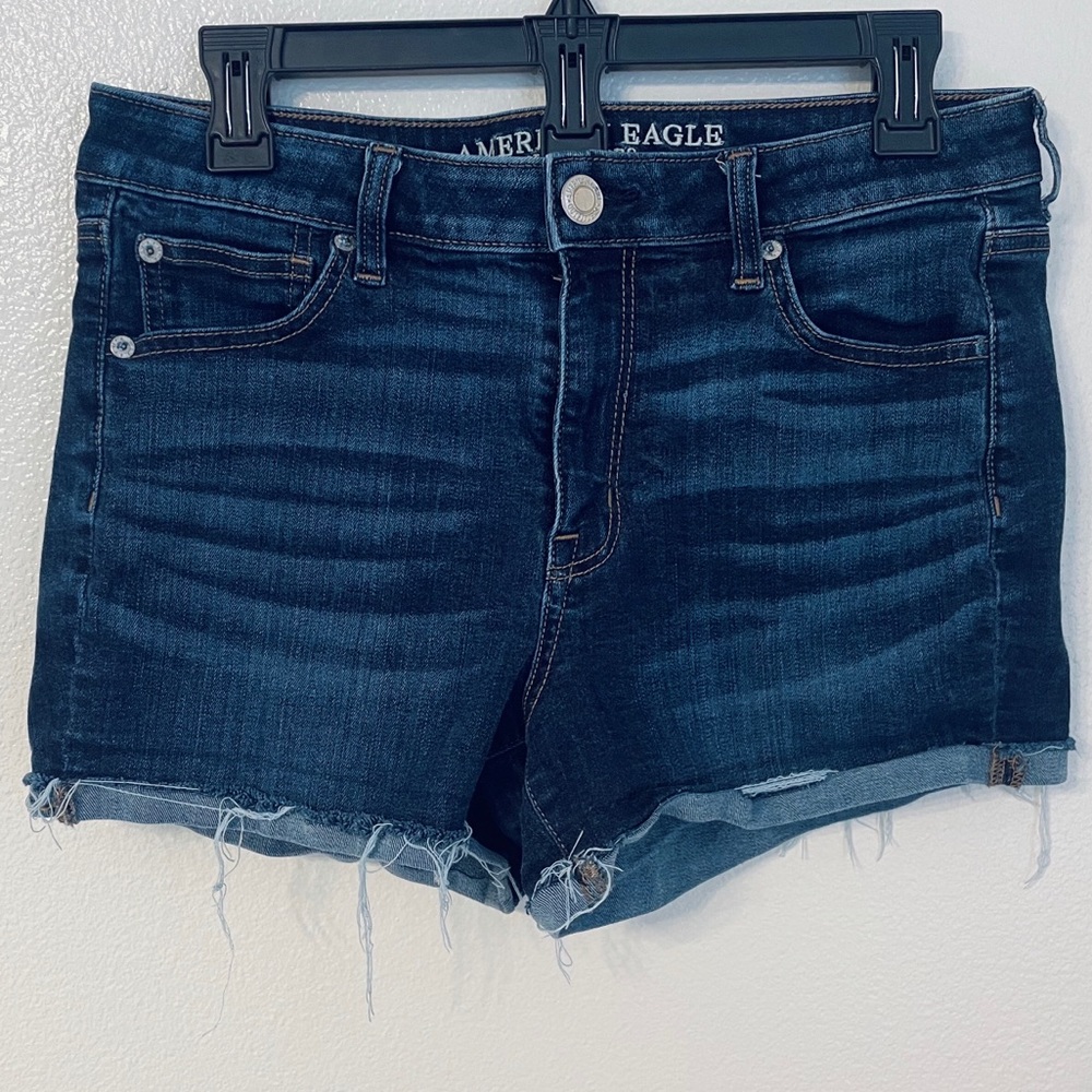 American Eagle Hi-Rise Shortie Shorts Size 10